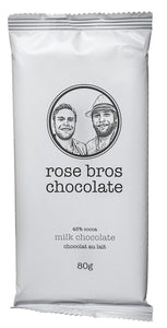 Rose Bros, Milk Chocolate Bar, 80 g